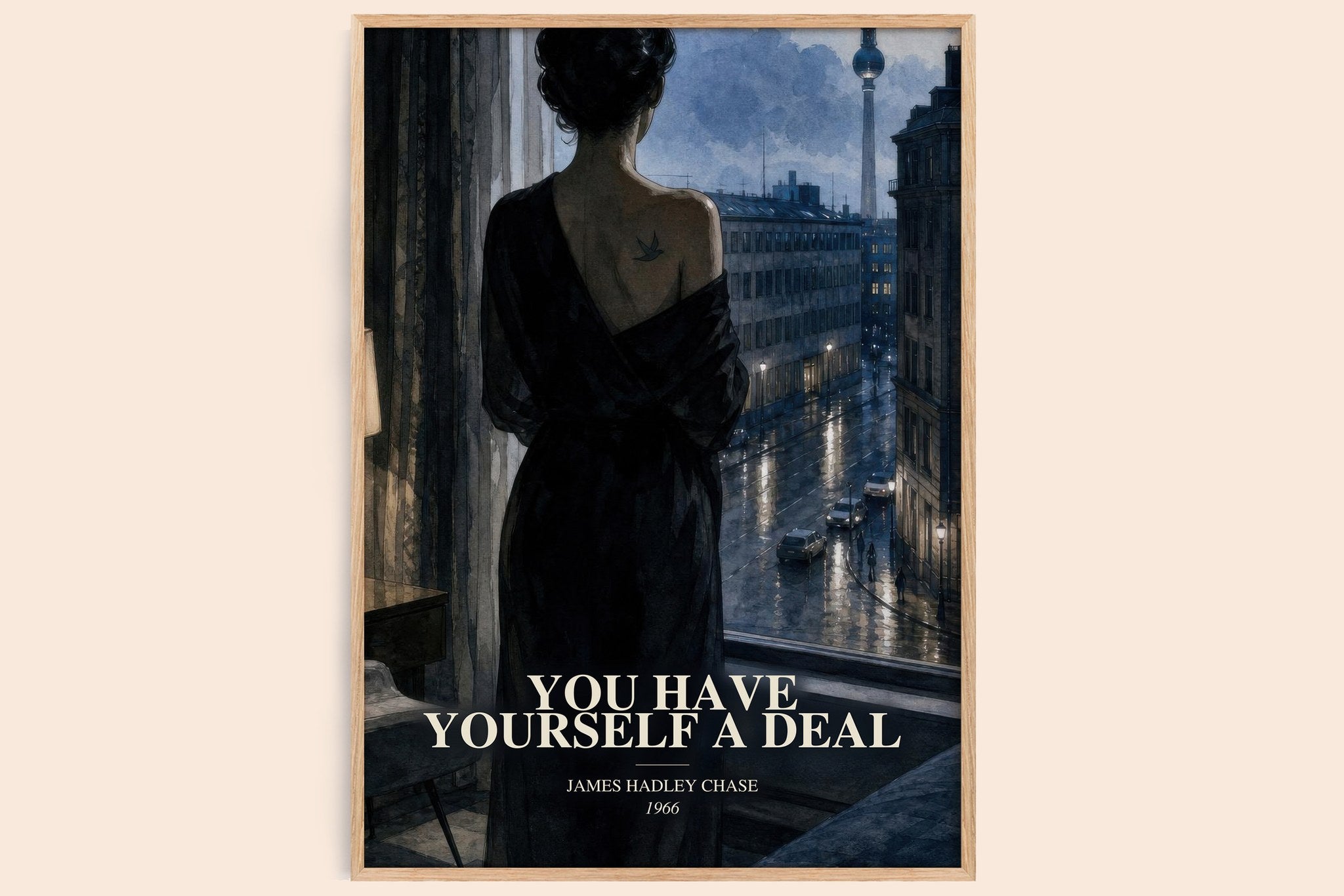 You have yourself a deal Book Watercolour Illustration by J. Chase