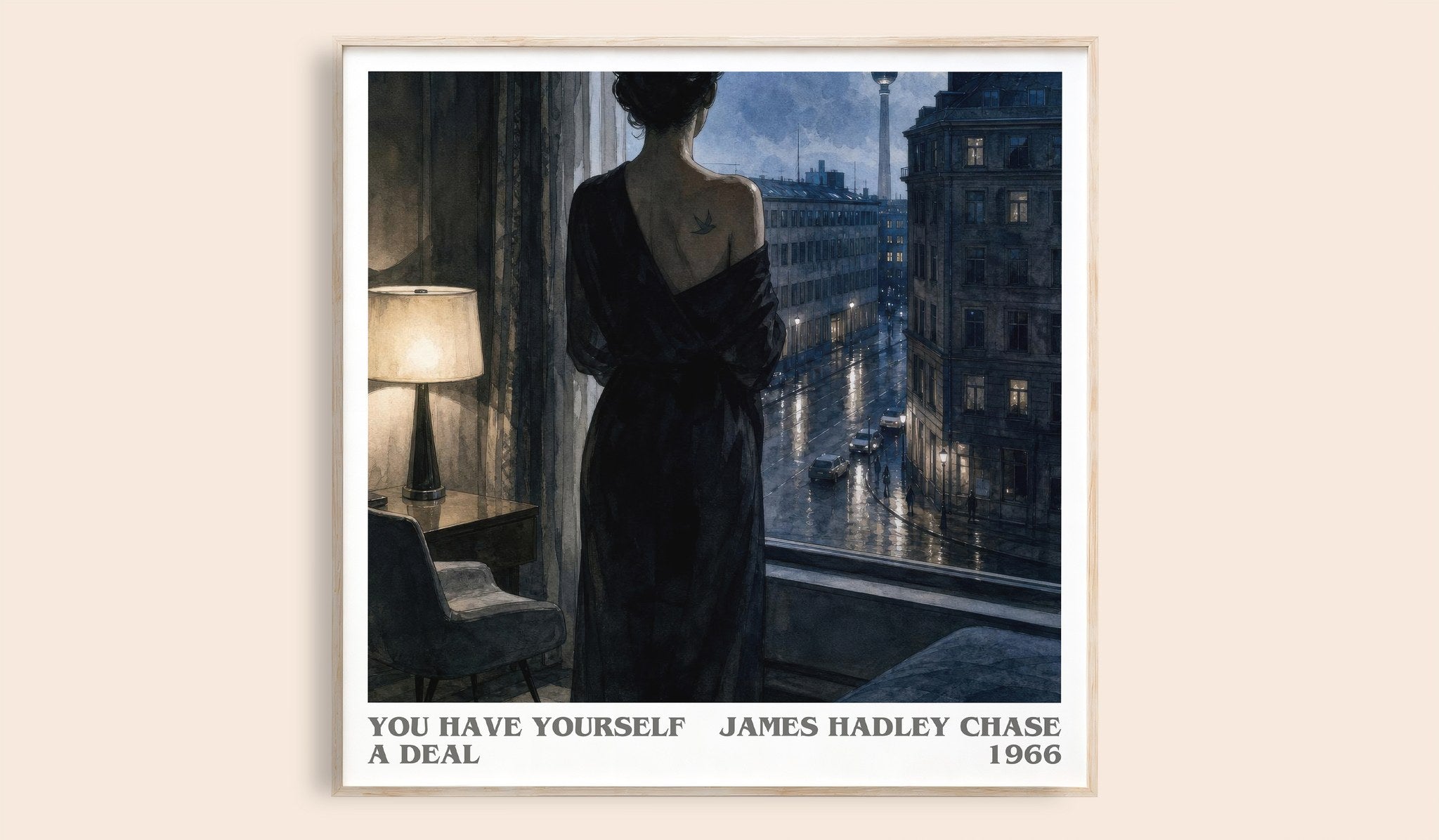 You have yourself a deal Literary Art Print by James Hadley Chase