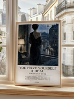 You have yourself a deal bookish poster colour and style options – James Hadley Chase book art