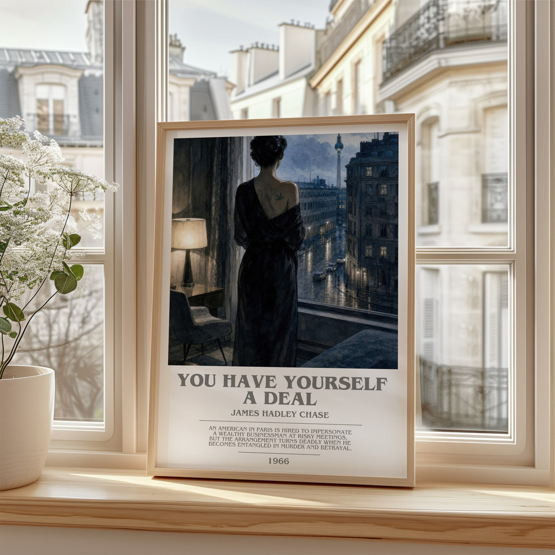 You have yourself a deal bookish poster colour and style options – James Hadley Chase book art