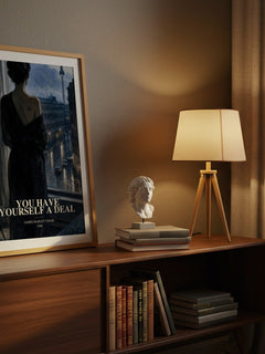 You have yourself a deal watercolour print on bookshelf – James Hadley Chase fan gift