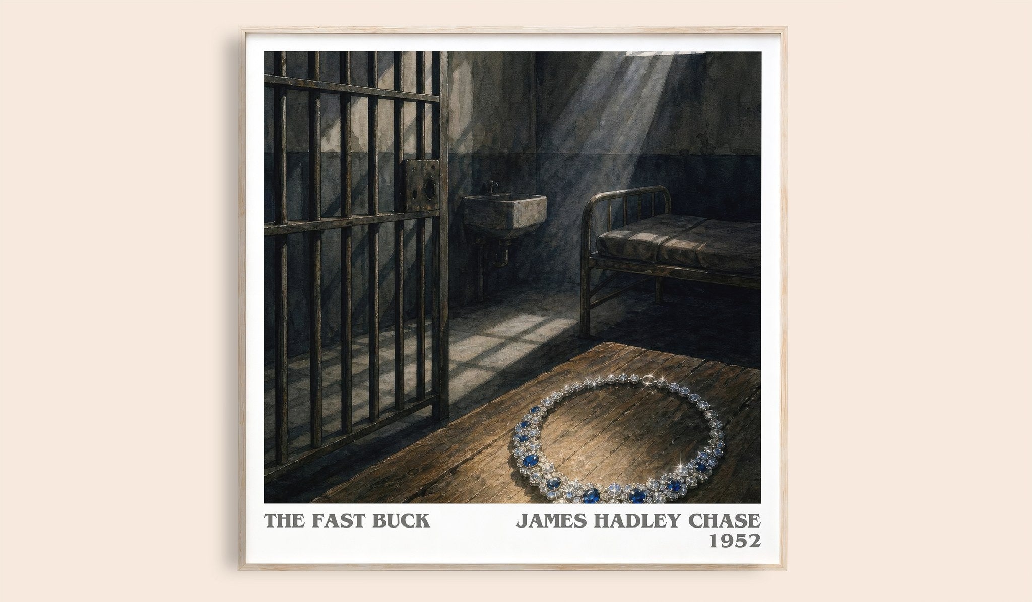 The Fast Buck Literary Art Print by James Hadley Chase