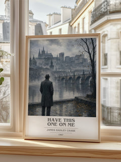 Have this one on me book cover poster colour and style options – James Hadley Chase book art