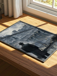 Have this one on me watercolour book poster framed on wall – crime wall art