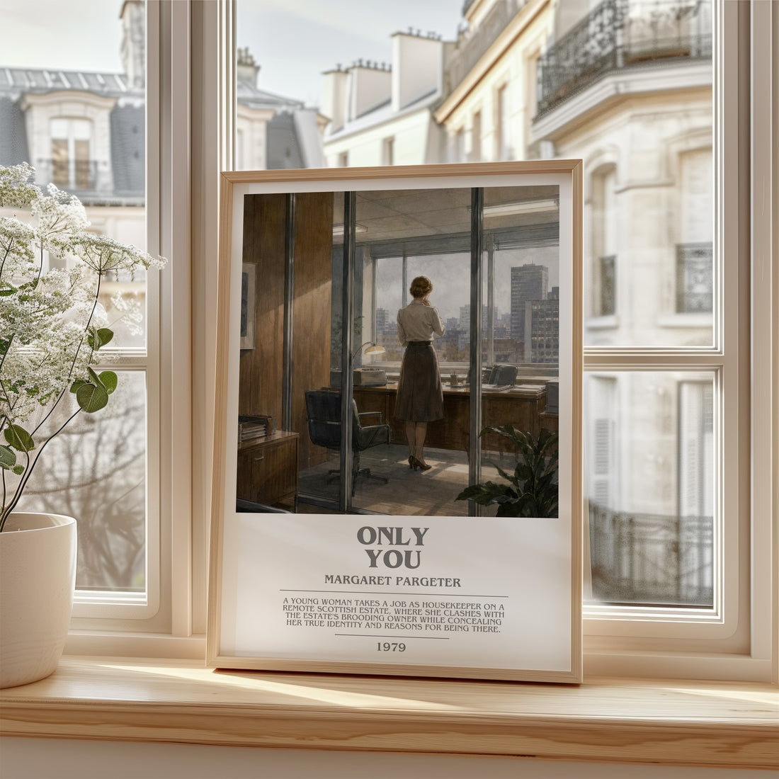 Only You bookish poster colour and style options – Margaret Pargeter book art