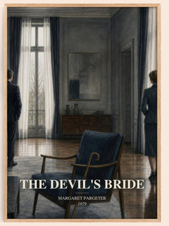 The Devil's Bride watercolour book poster by Margaret Pargeter – framed literary art print