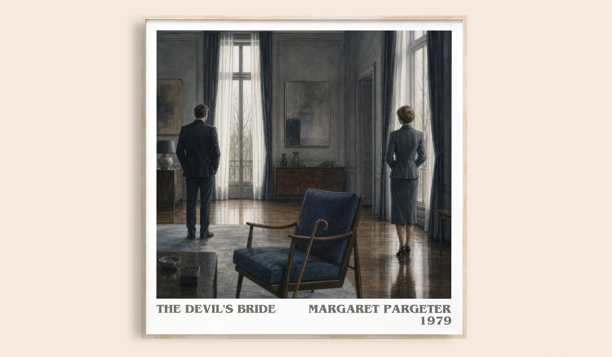 The Devil's Bride Literary Art Print by Margaret Pargeter