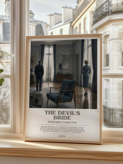 The Devil's Bride bookish poster colour and style options – Margaret Pargeter book art