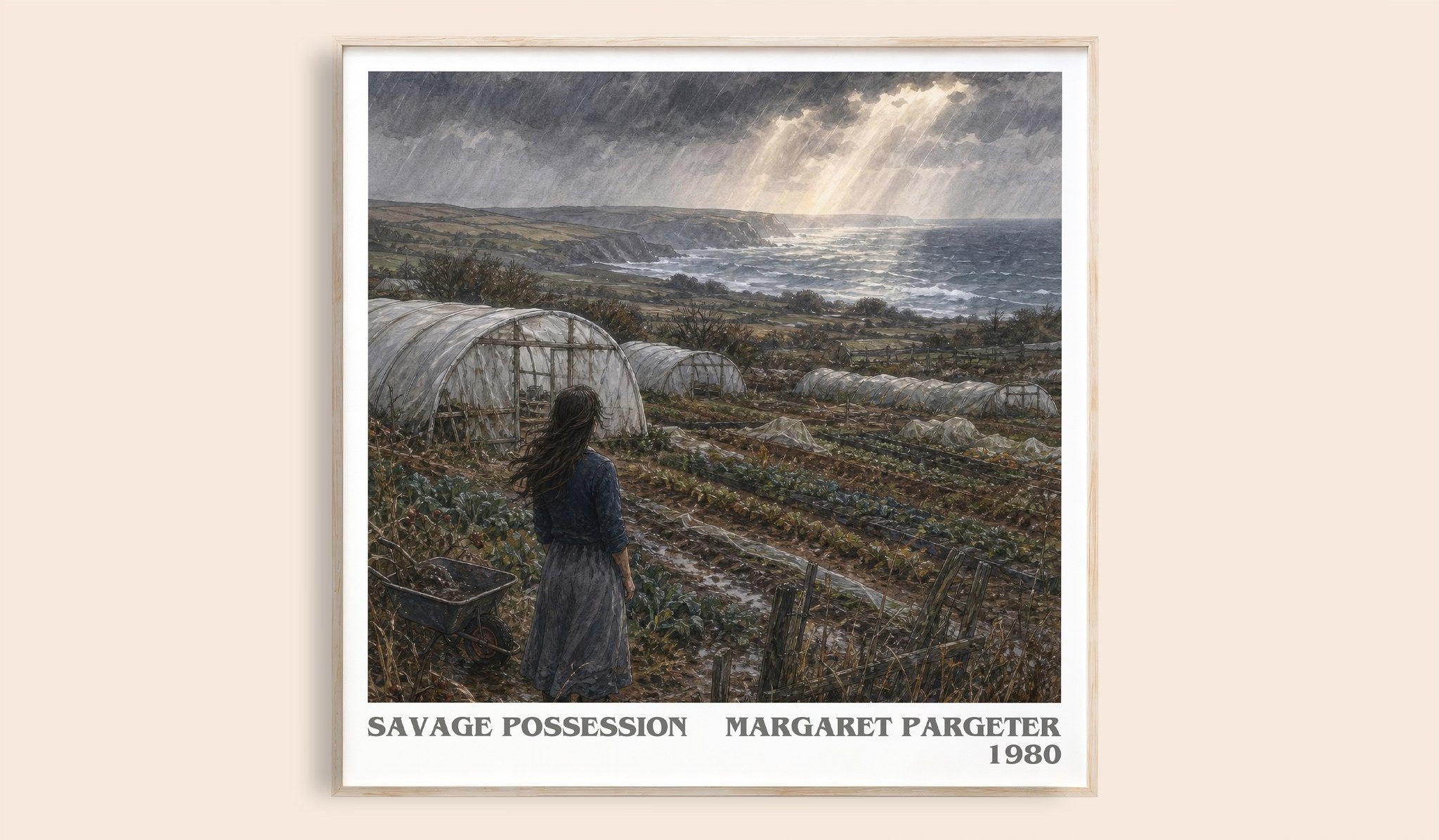 Savage possession Literary Art Print by Margaret Pargeter