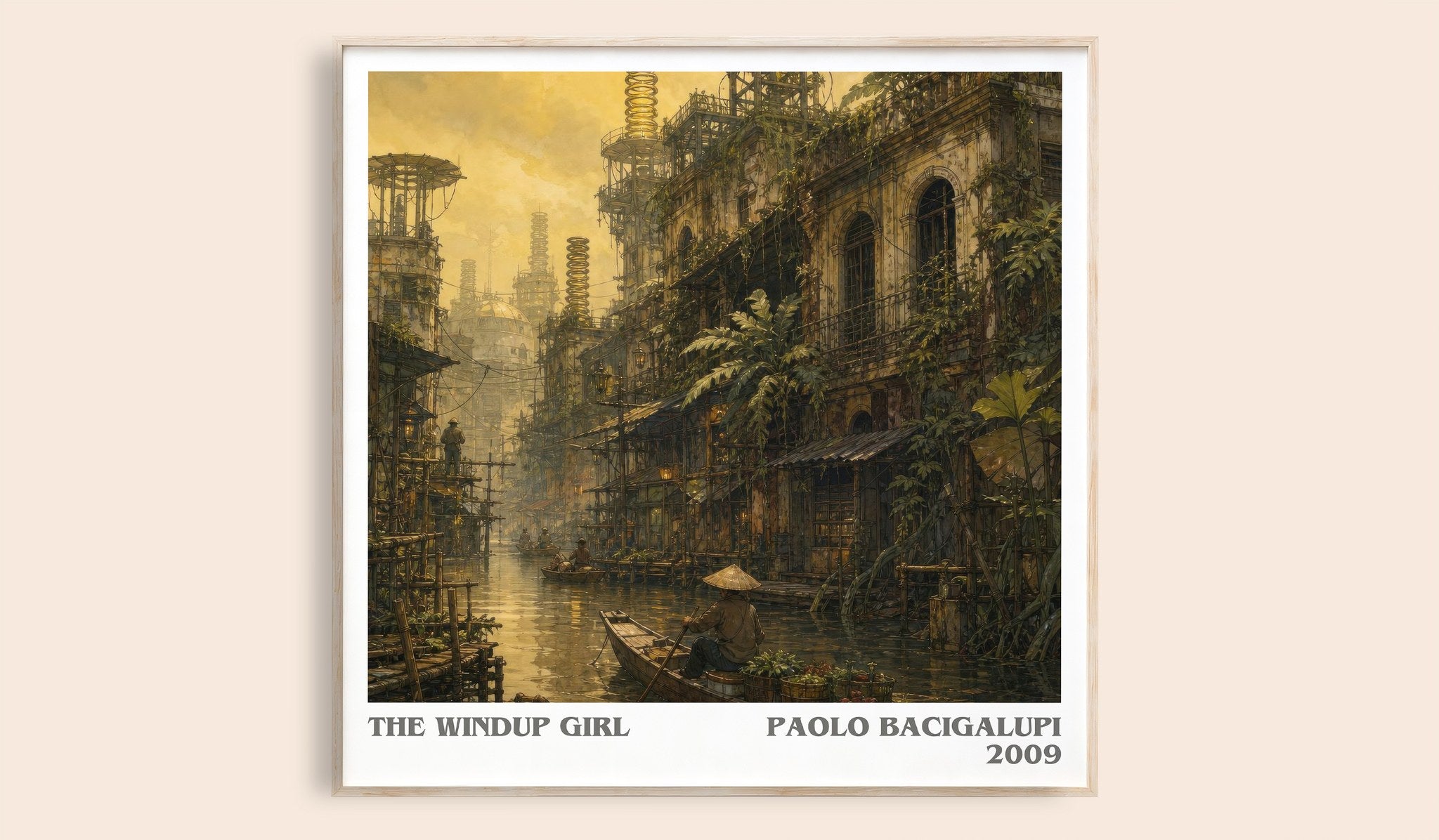 The Windup Girl Literary Art Print by Paolo Bacigalupi