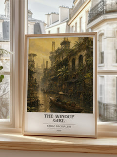 The Windup Girl book cover poster colour and style options – Paolo Bacigalupi book art