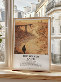 The Water Knife bookish poster colour and style options – Paolo Bacigalupi book art
