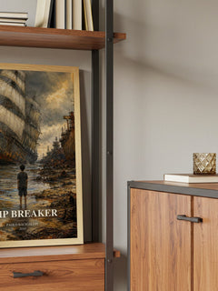 Ship breaker book watercolour illustration paper finish options – matte satin gloss