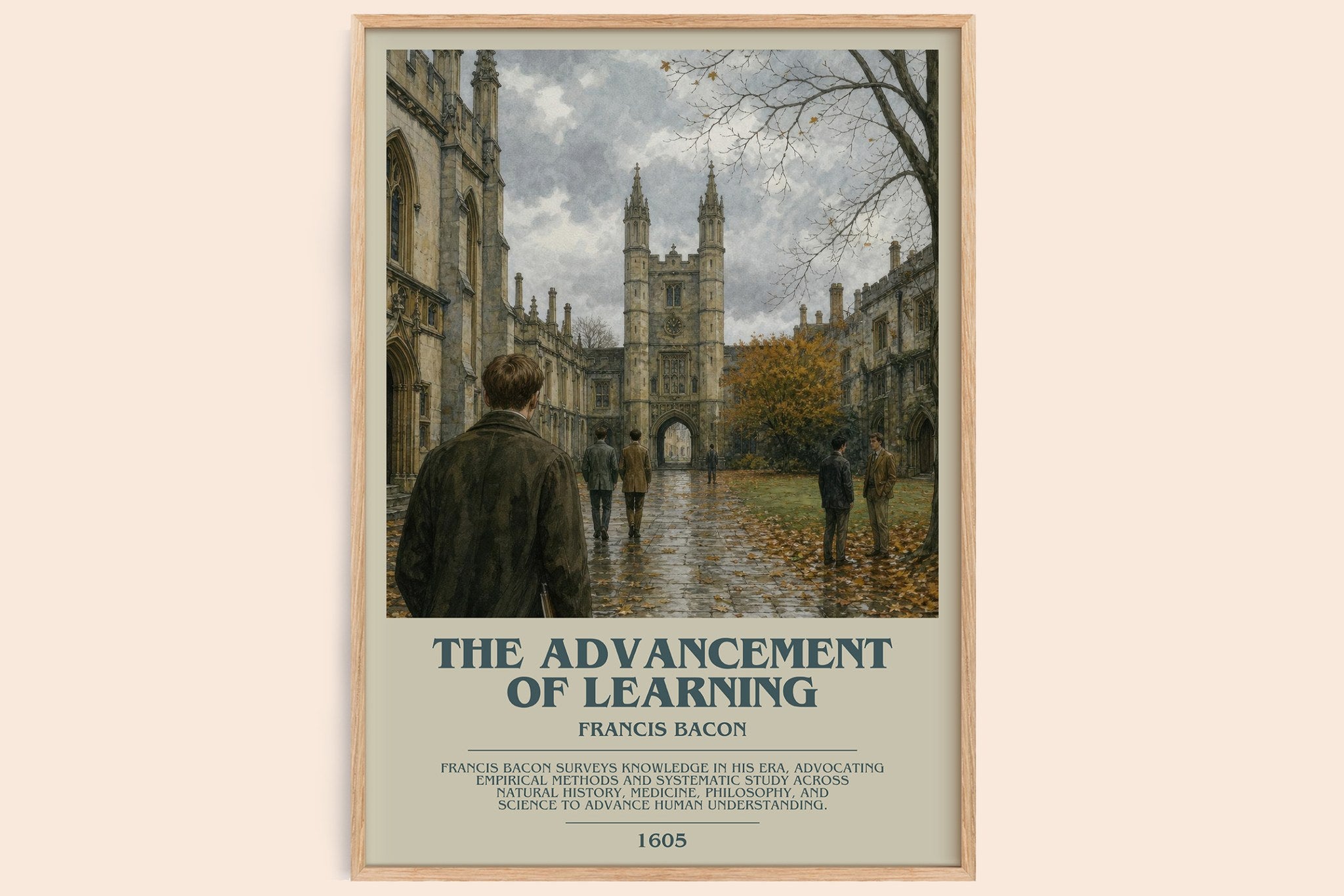 The advancement of learning Bookish Wall Art by Francis Bacon