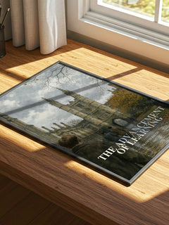 The advancement of learning watercolour book poster framed on wall – philosophy wall art