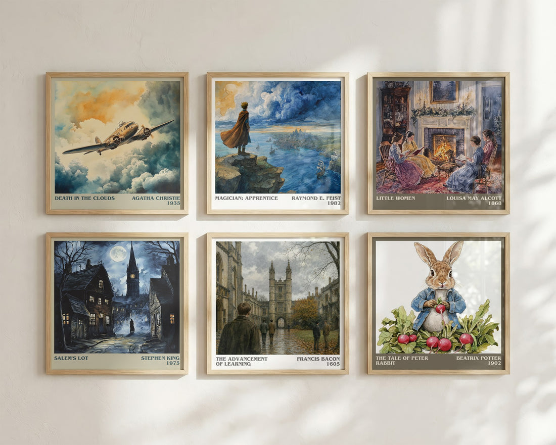 The advancement of learning literary art print colour and style options – Francis Bacon book art