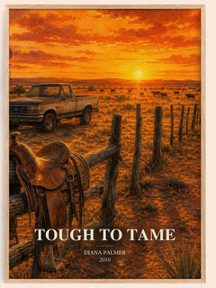 Tough to Tame watercolour book poster by Diana Palmer – framed literary art print