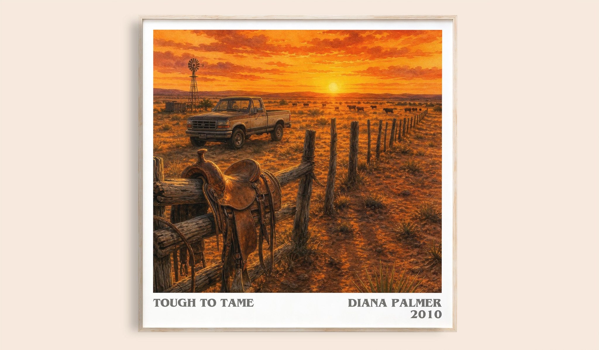 Tough to Tame Literary Art Print by Diana Palmer