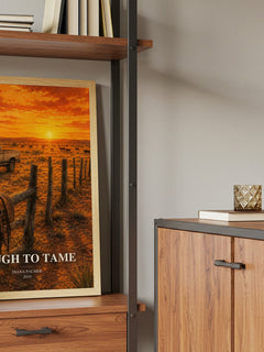 Tough to Tame book watercolour illustration paper finish options – matte satin gloss