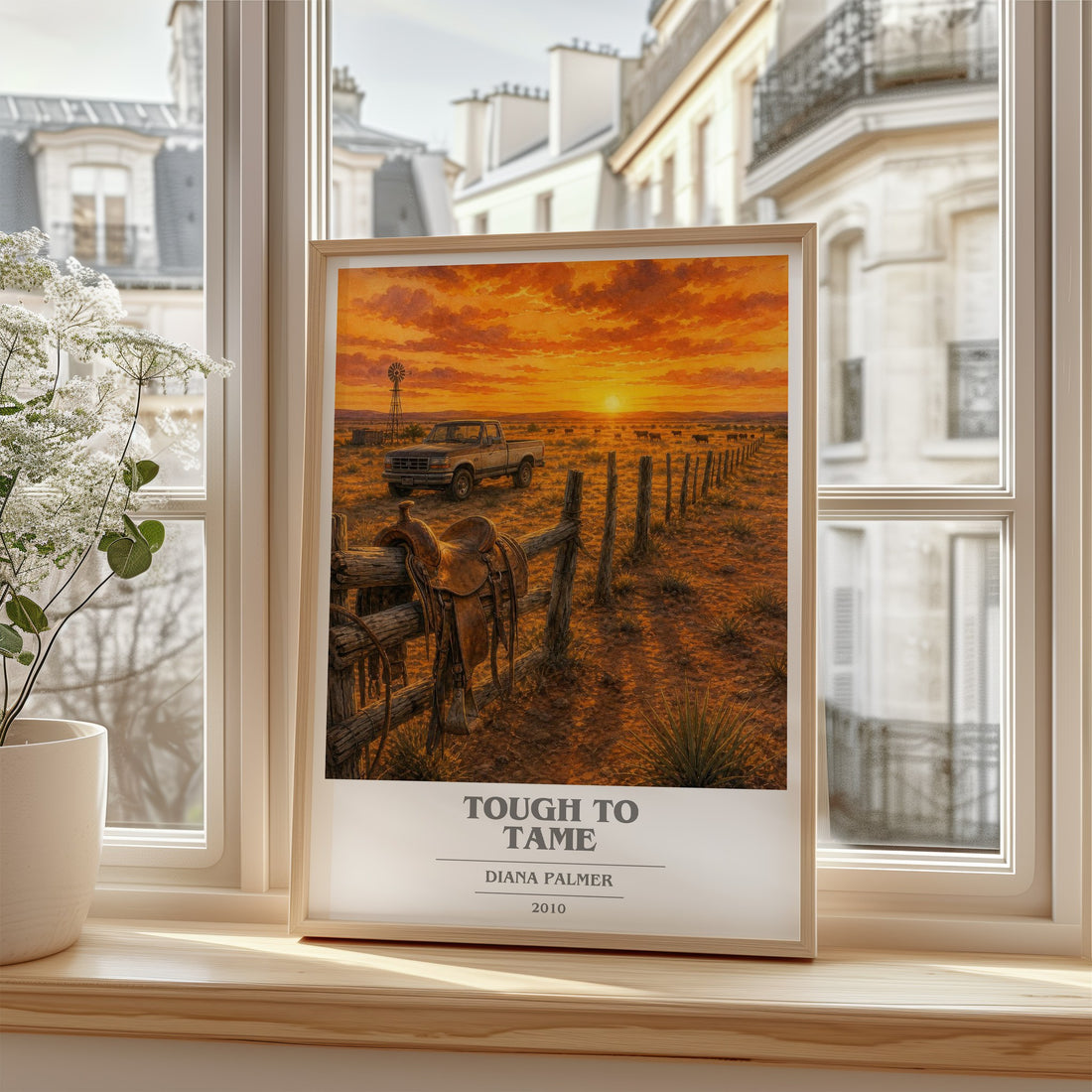 Tough to Tame book cover poster colour and style options – Diana Palmer book art