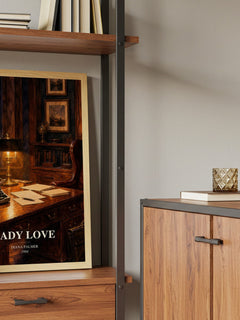 Lady Love book watercolour illustration paper finish options – matte satin gloss