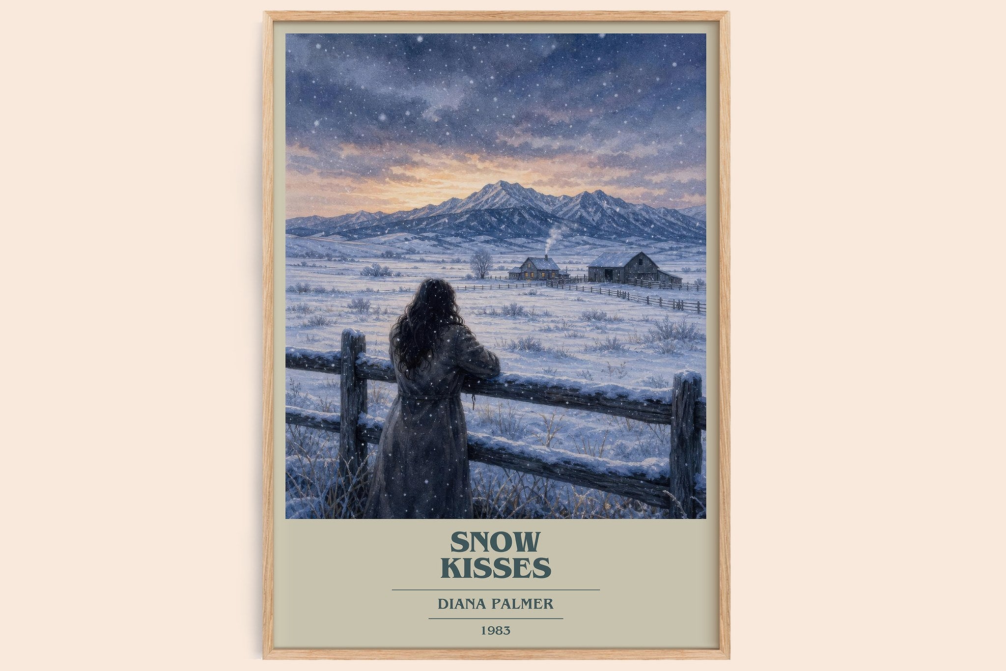 Snow Kisses Book Cover Poster by Diana Palmer