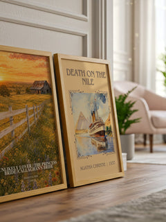 Unlikely Lover / The Princess Bride /Callaghan's Bride watercolour print framed by window – literary home decor