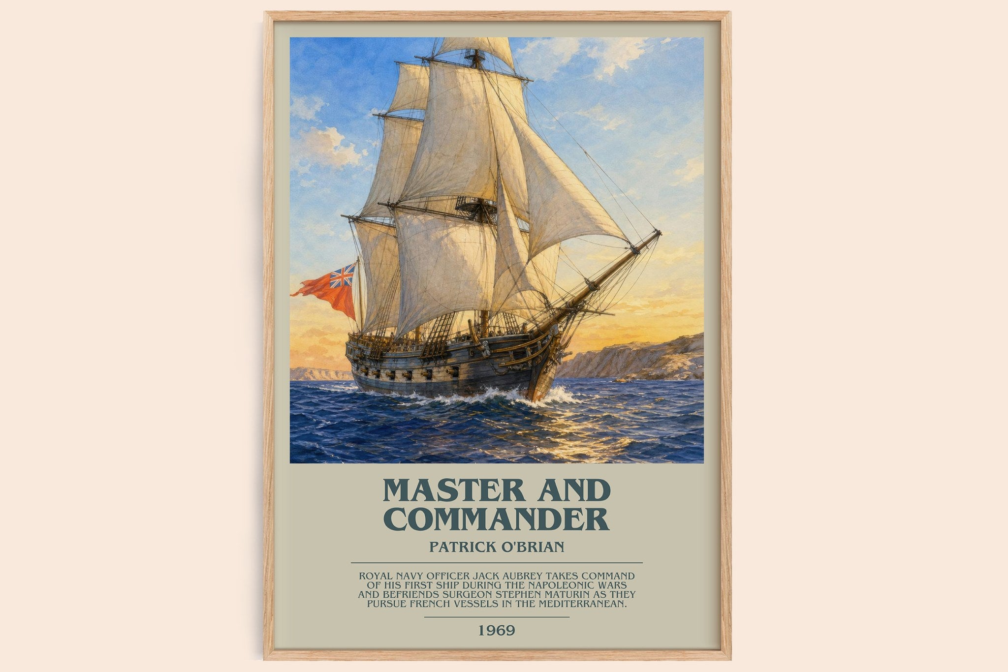 Master and Commander Bookish Wall Art by Patrick O'Brian