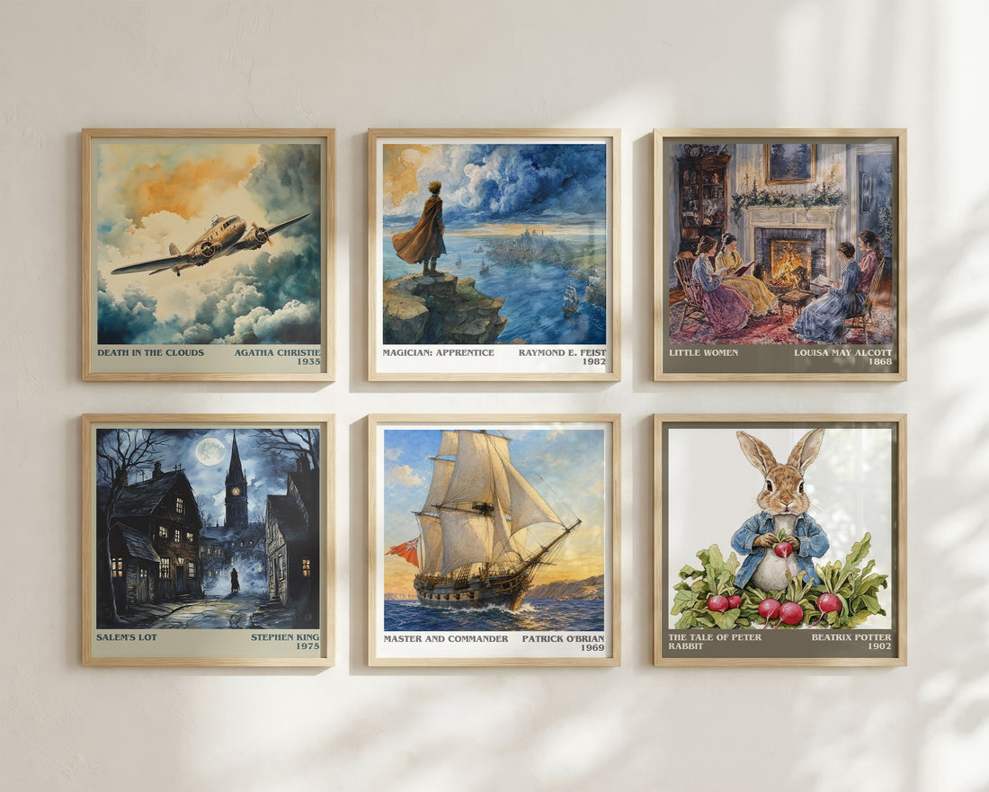 Master and Commander literary art print colour and style options – Patrick O'Brian book art