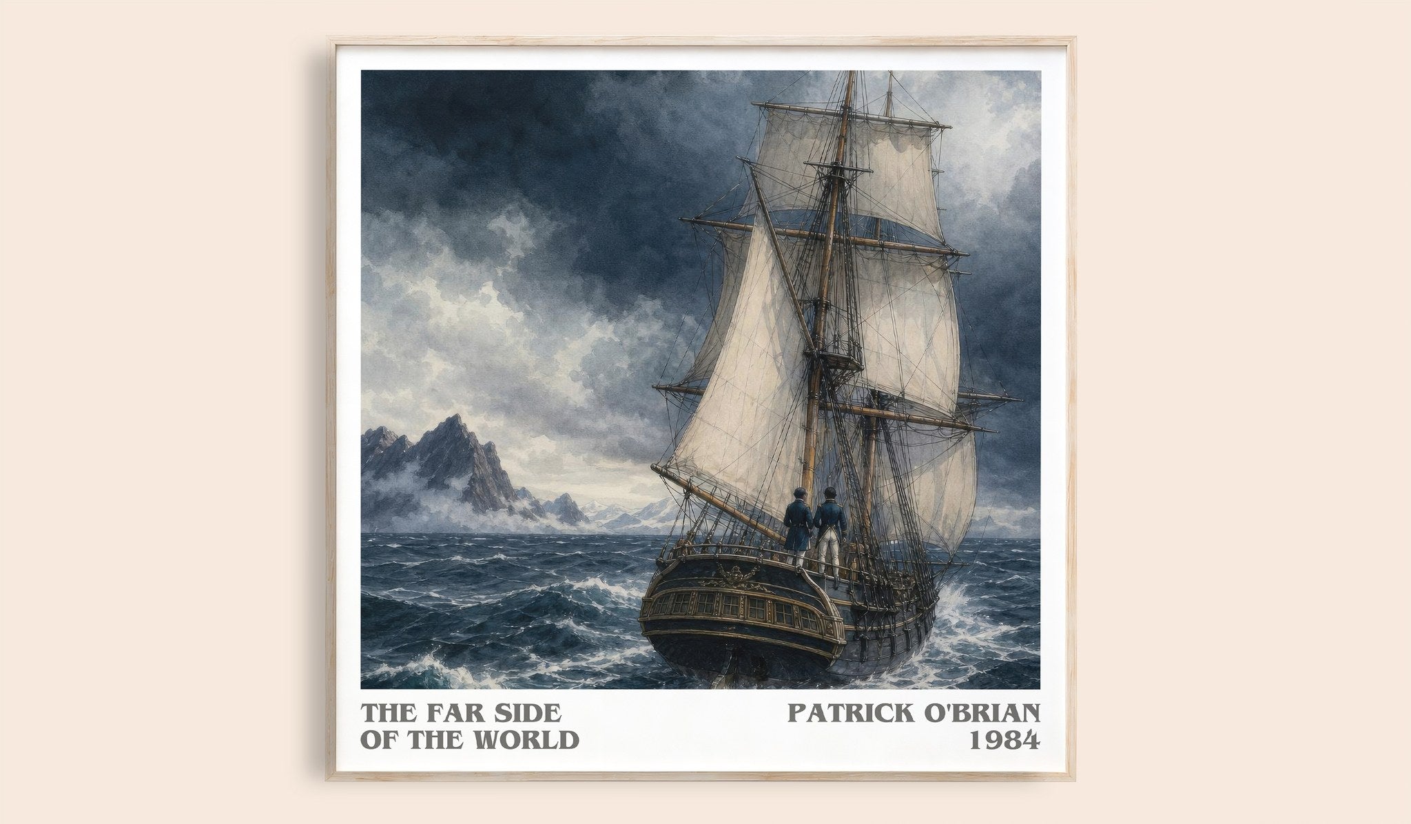 The Far Side of the World Literary Art Print by Patrick O'Brian