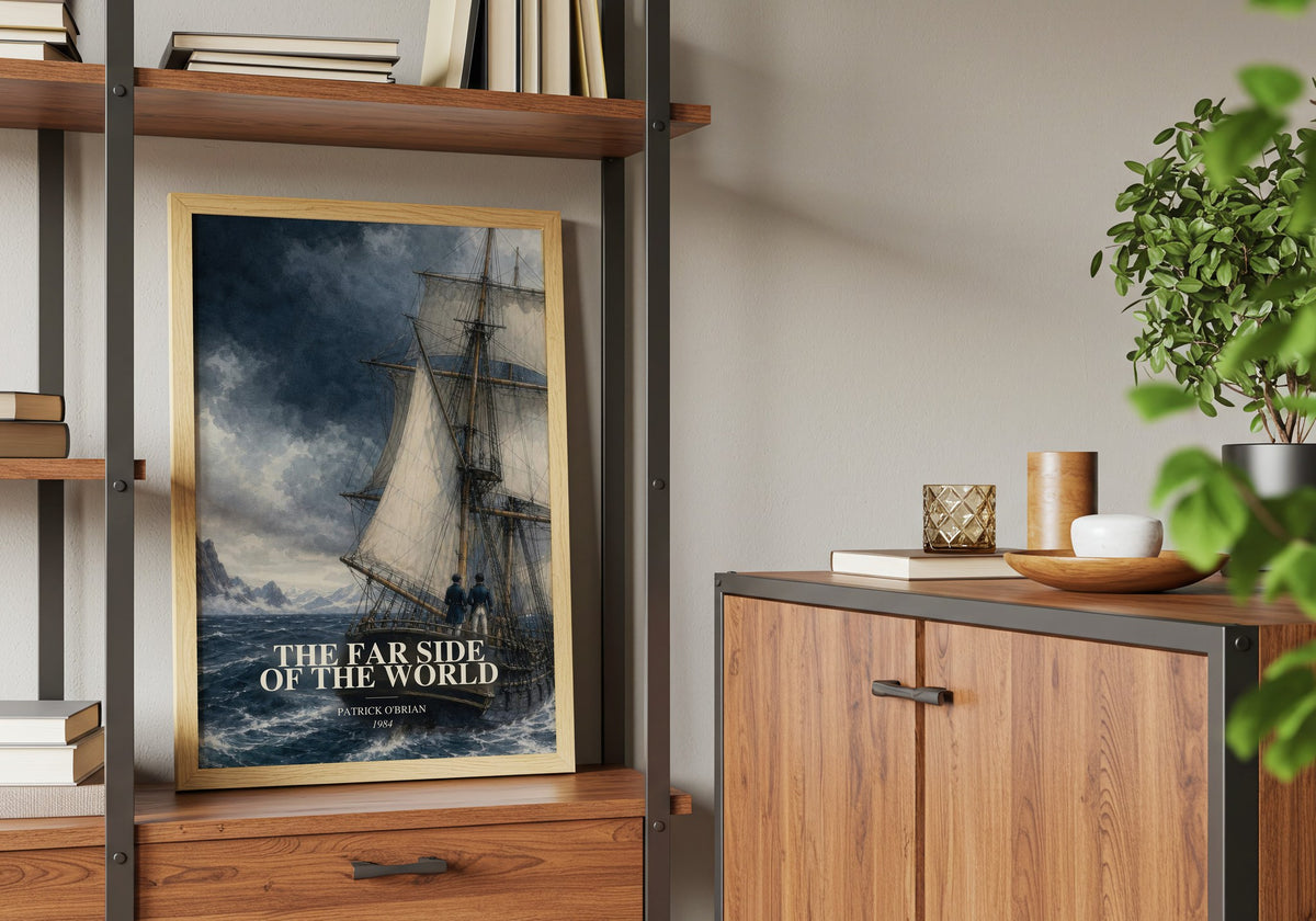 The Far Side of the World book watercolour illustration paper finish options – matte satin gloss