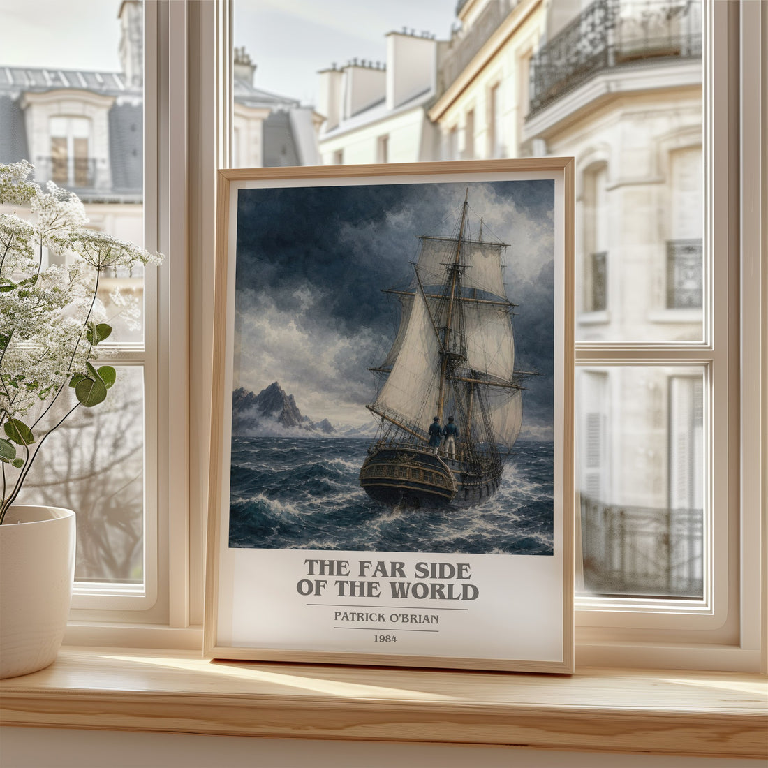 The Far Side of the World book cover poster colour and style options – Patrick O'Brian book art