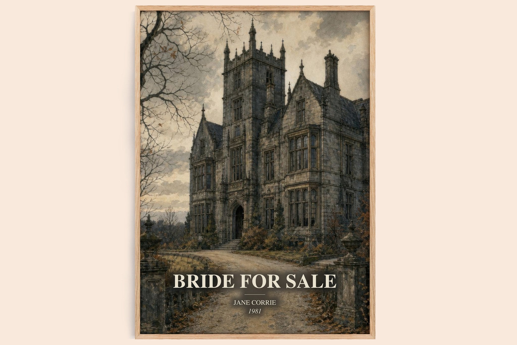 Bride For Sale Book Watercolour Illustration by Jane Corrie