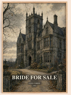Bride For Sale watercolour book poster by Jane Corrie – framed literary art print