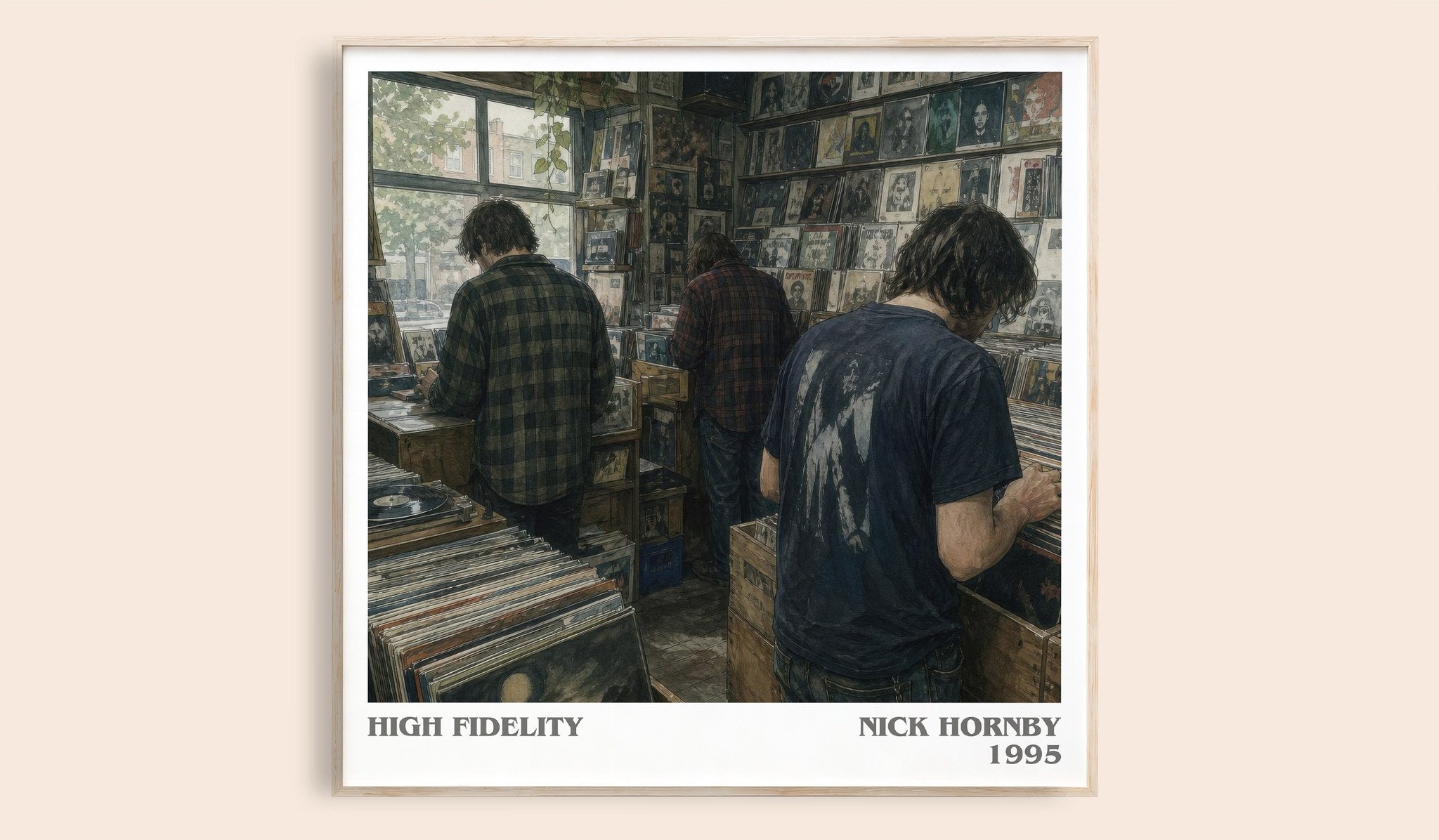 High Fidelity Literary Art Print by Nick Hornby