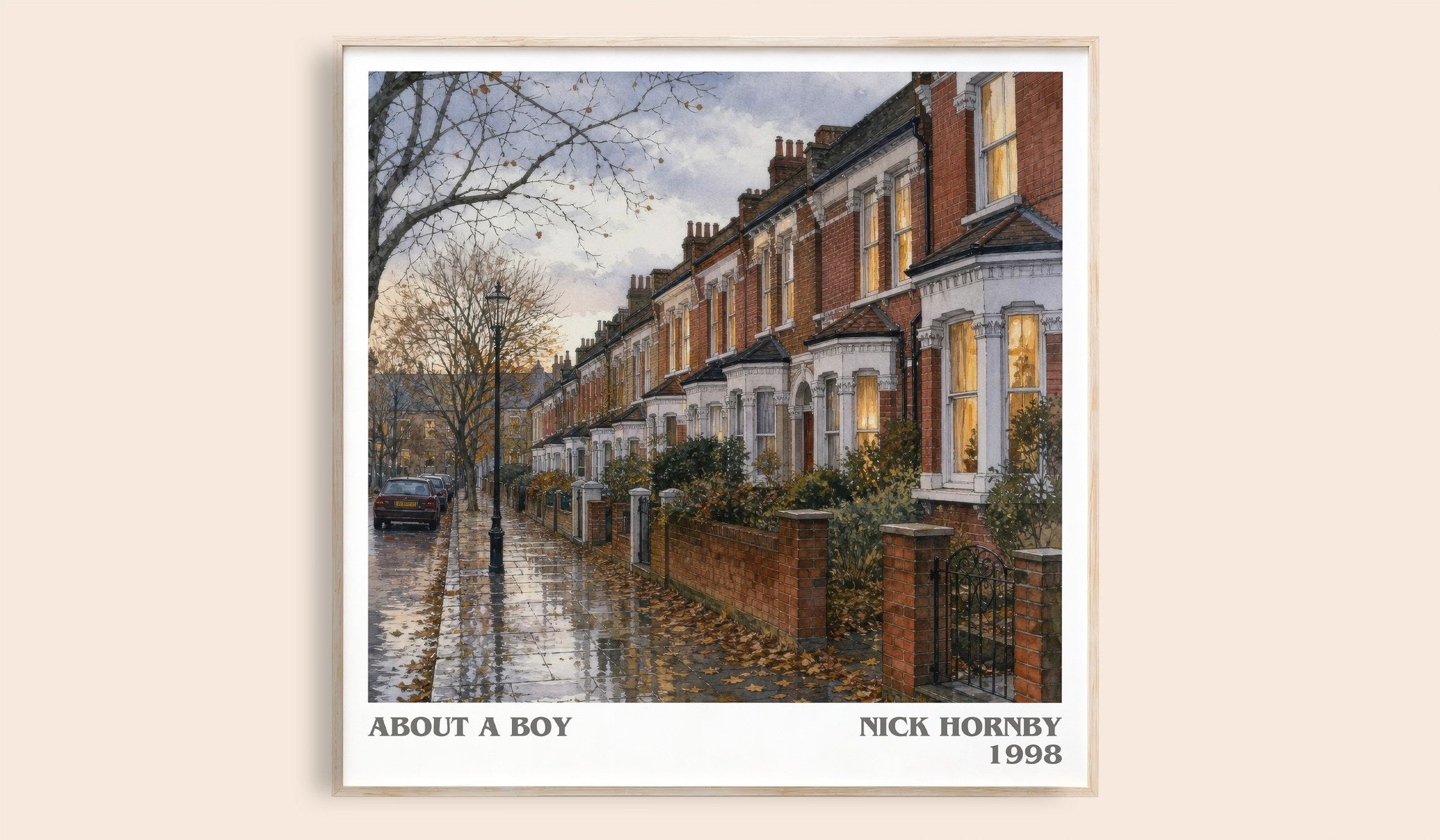About a Boy Literary Art Print by Nick Hornby