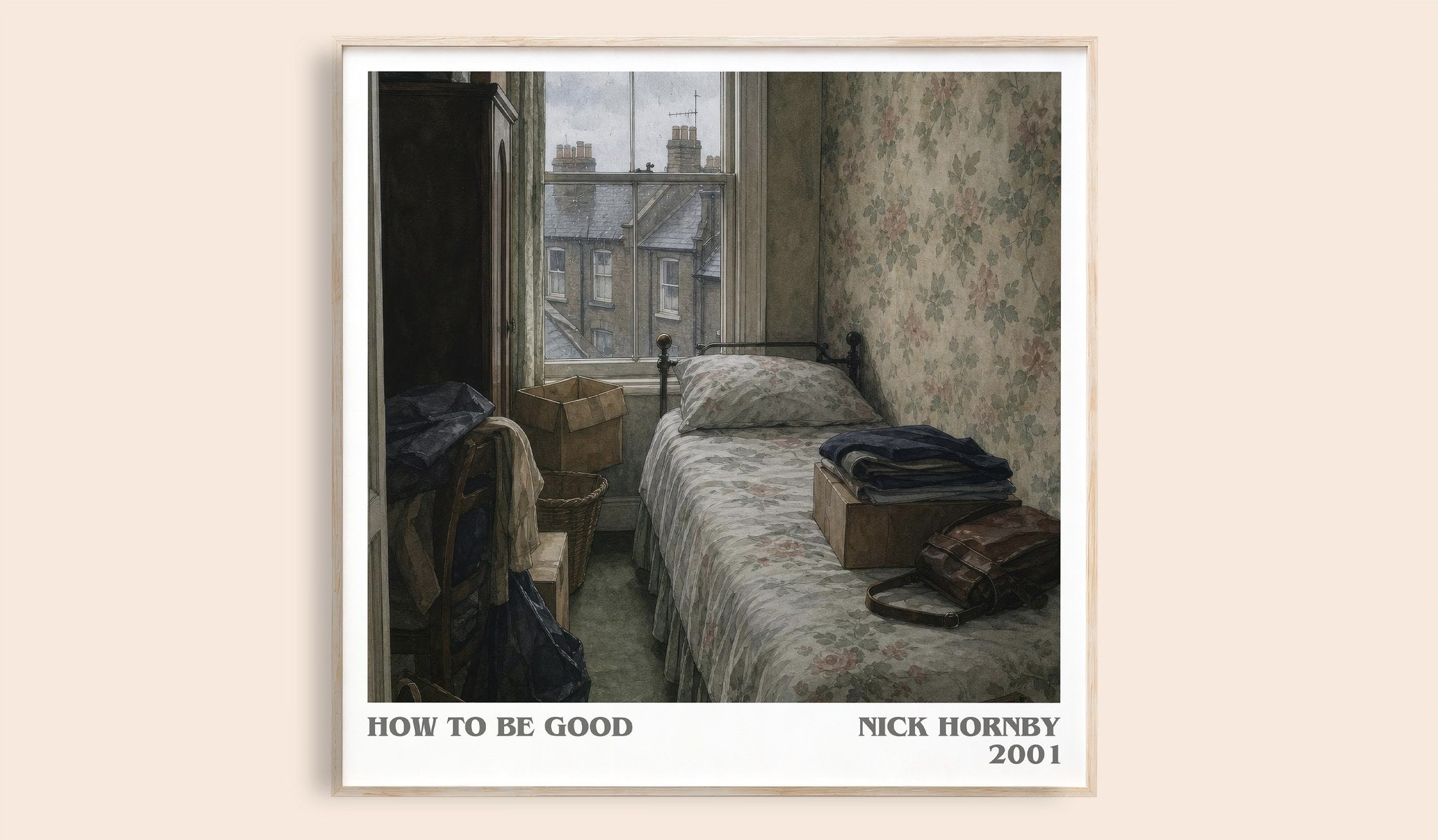 How to Be Good Literary Art Print by Nick Hornby