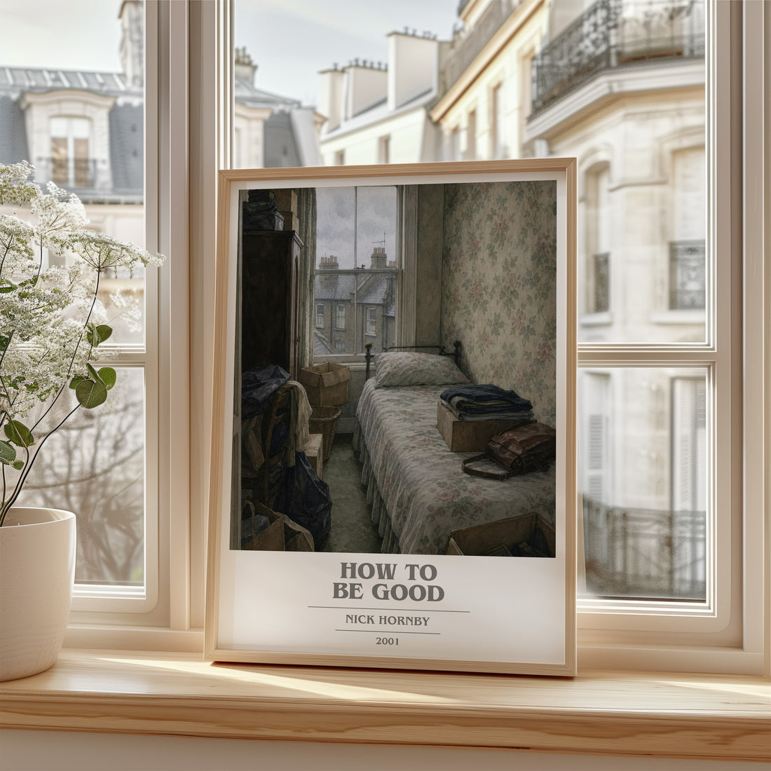 How to Be Good book cover poster colour and style options – Nick Hornby book art