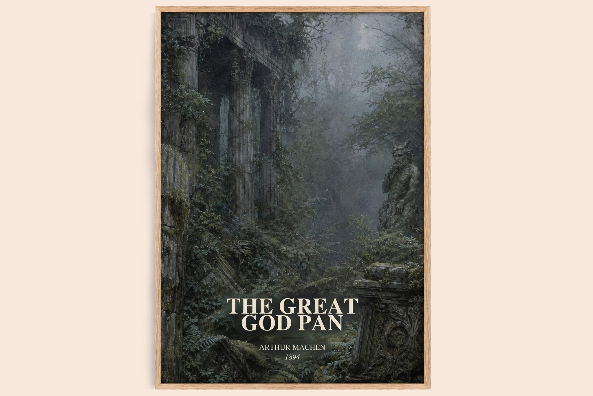 The Great God Pan Book Watercolour Illustration by Arthur Machen