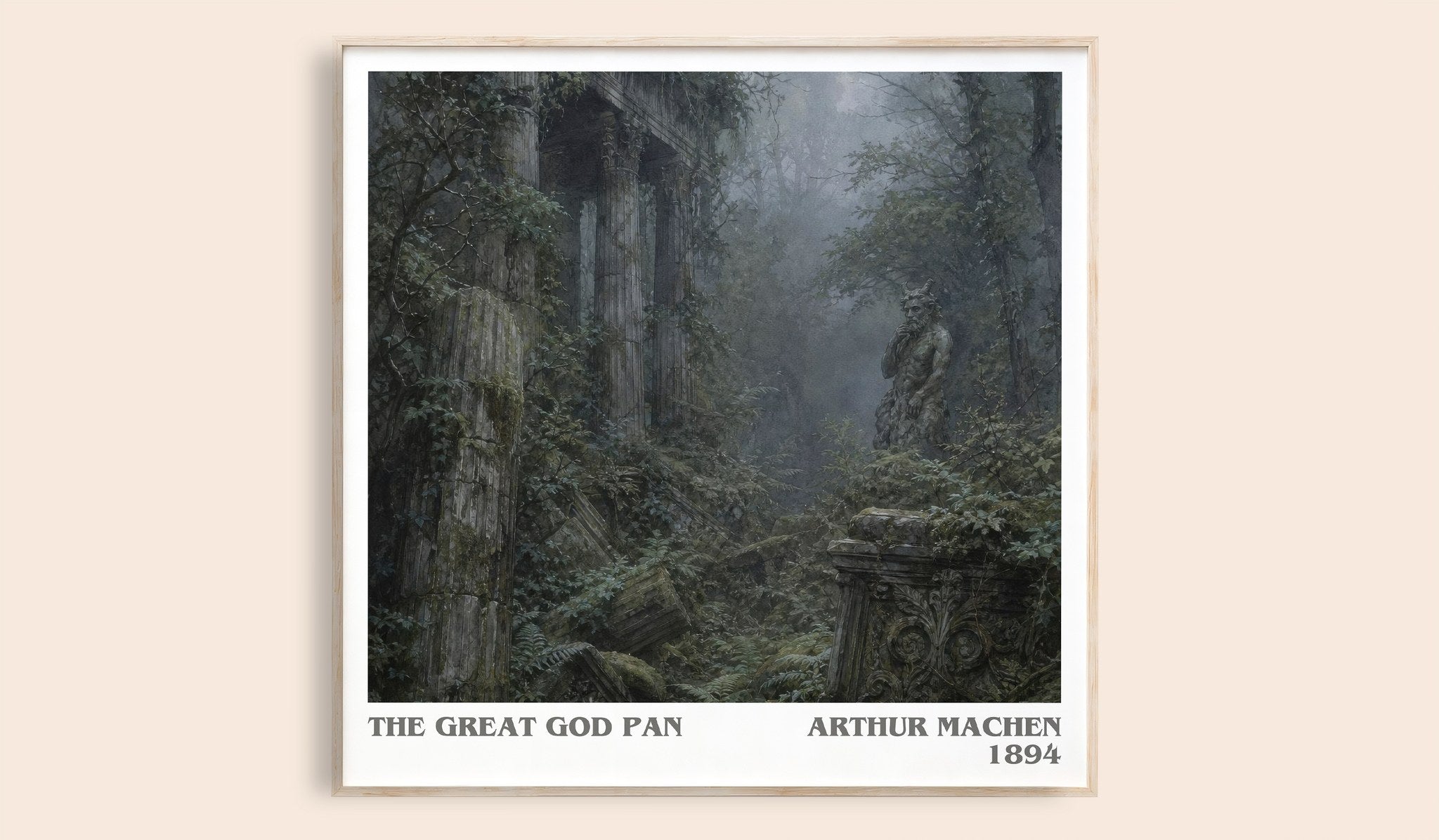 The Great God Pan Literary Art Print by Arthur Machen