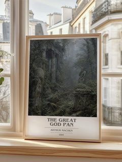The Great God Pan book cover poster colour and style options – Arthur Machen book art
