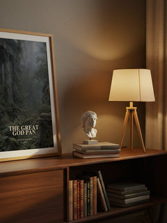 The Great God Pan watercolour print on bookshelf – Arthur Machen fan gift