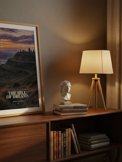The Hill of Dreams watercolour print on bookshelf – Arthur Machen fan gift