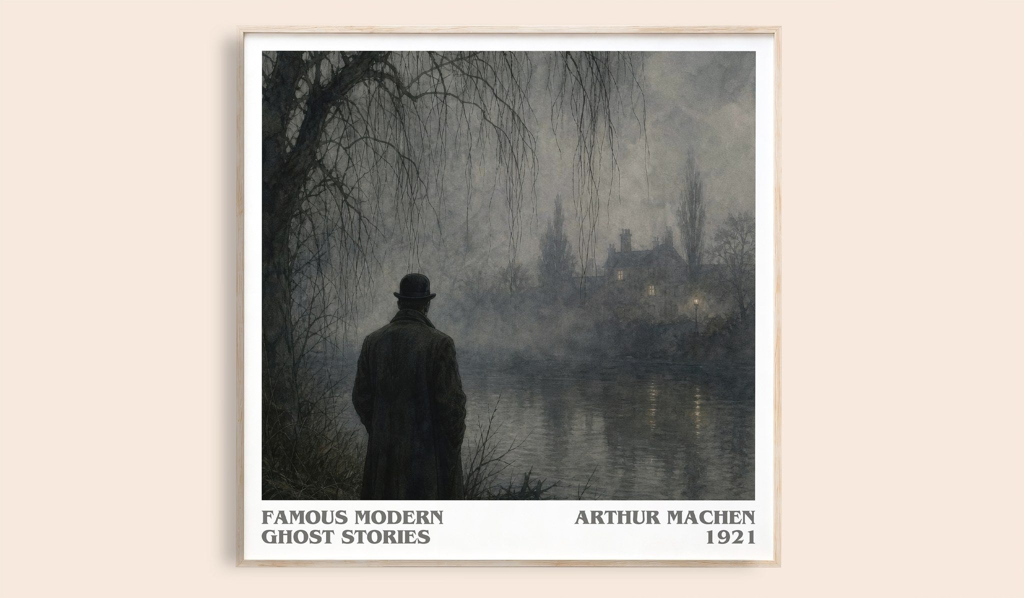 Famous Modern Ghost Stories Literary Art Print by Arthur Machen
