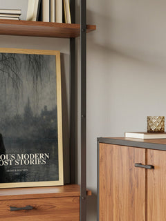 Famous Modern Ghost Stories book watercolour illustration paper finish options – matte satin gloss