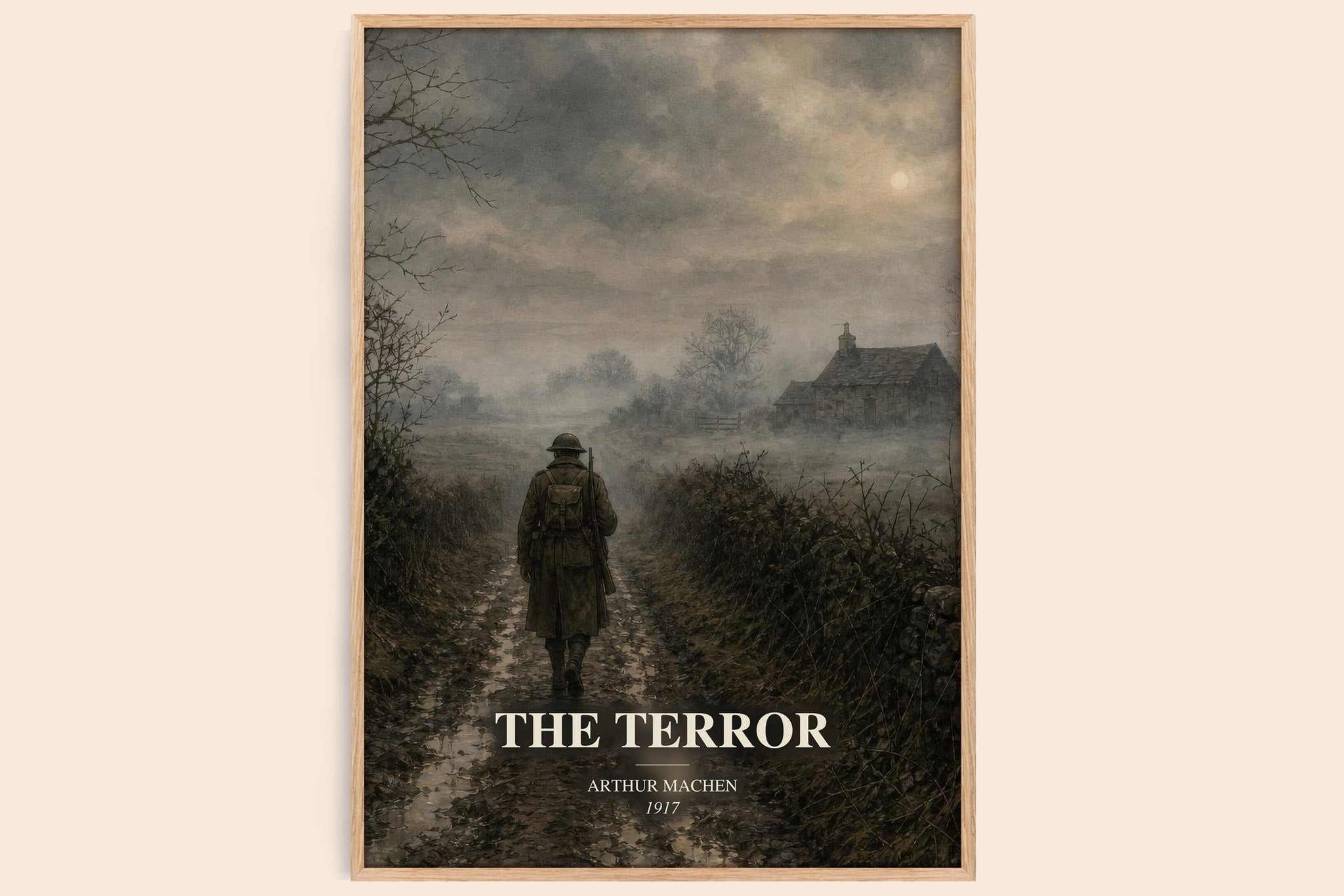The Terror Book Watercolour Illustration by Arthur Machen