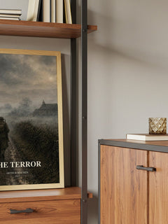 The Terror book watercolour illustration paper finish options – matte satin gloss