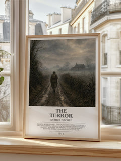 The Terror bookish poster colour and style options – Arthur Machen book art