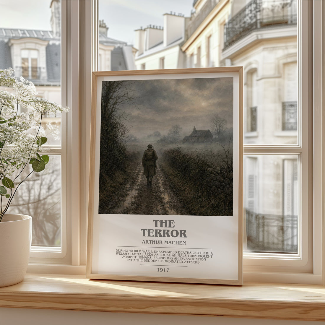 The Terror bookish poster colour and style options – Arthur Machen book art