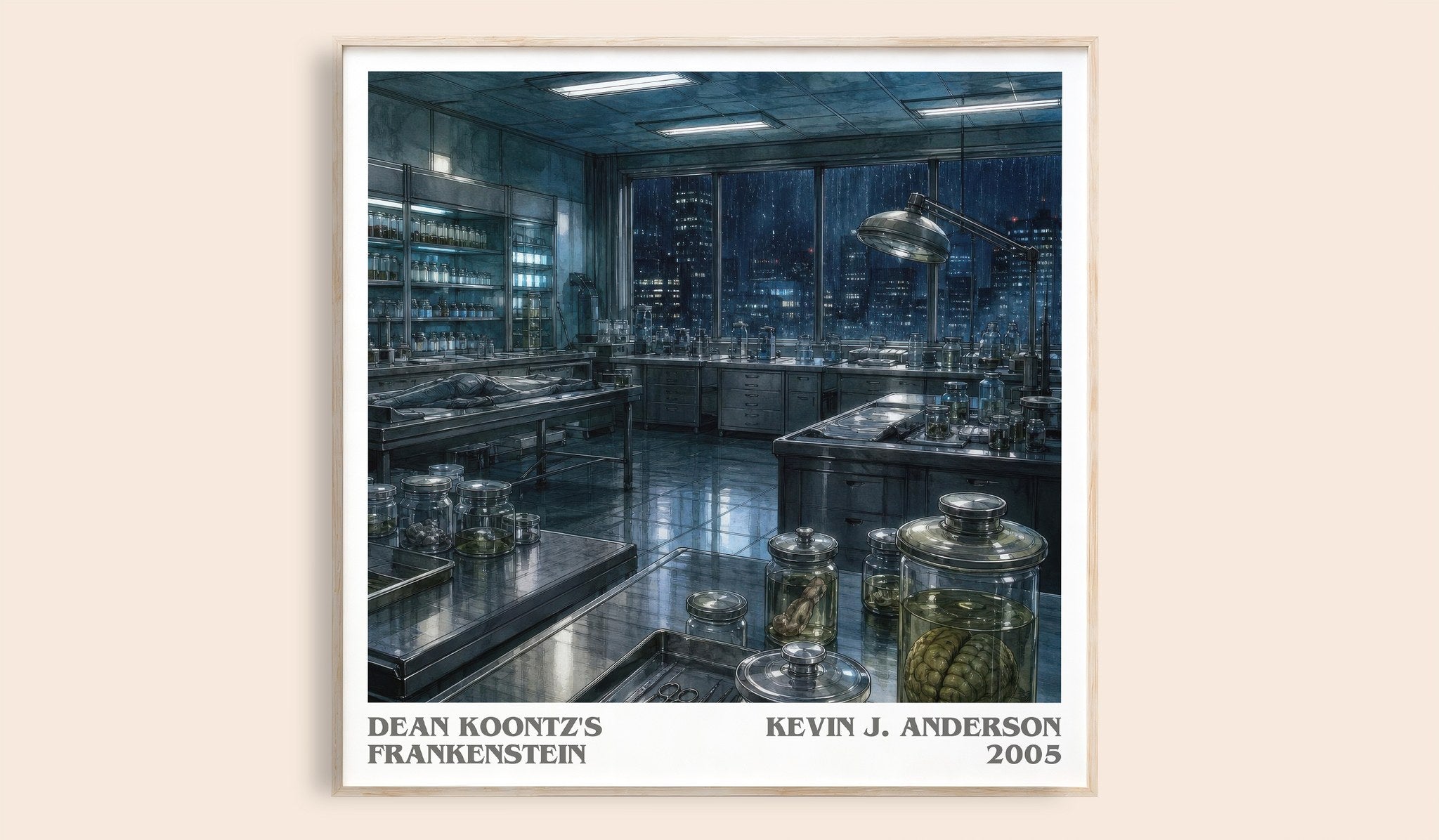 Dean Koontz's Frankenstein Literary Art Print by Kevin J. Anderson